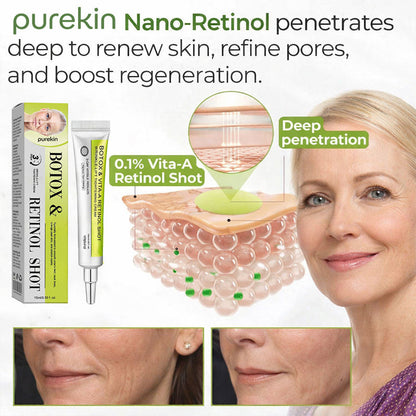 🔥2026🔥Most Popular-Purekin® Advanced Peptide Botox-Style + Vita-A Retinol Lifting Renewal Cream