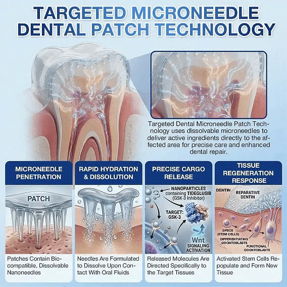 Your Smile🦷Tooth & Gum Repair Fast-Dissolving Microneedle Patch✨ (𝟓-𝐢𝐧-𝟏 💎 𝐑𝐞𝐛𝐮𝐢𝐥𝐝 𝐄𝐧𝐚𝐦𝐞𝐥 & 𝐃𝐞𝐧𝐭𝐢𝐧 • 𝐒𝐭𝐫𝐞𝐧𝐠𝐭𝐡𝐞𝐧 𝐆𝐮𝐦𝐬 • 𝐄𝐫𝐚𝐝𝐢𝐜𝐚𝐭𝐞 𝐓𝐚𝐫𝐭𝐚𝐫 & 𝐎𝐝𝐨𝐫 • 𝐖𝐡𝐢𝐭𝐞𝐧𝐢𝐧𝐠 • 𝐒𝐭𝐨𝐩 𝐓𝐨𝐨𝐭𝐡 𝐒𝐞𝐧𝐬𝐢𝐭𝐢𝐯𝐢𝐭𝐲)