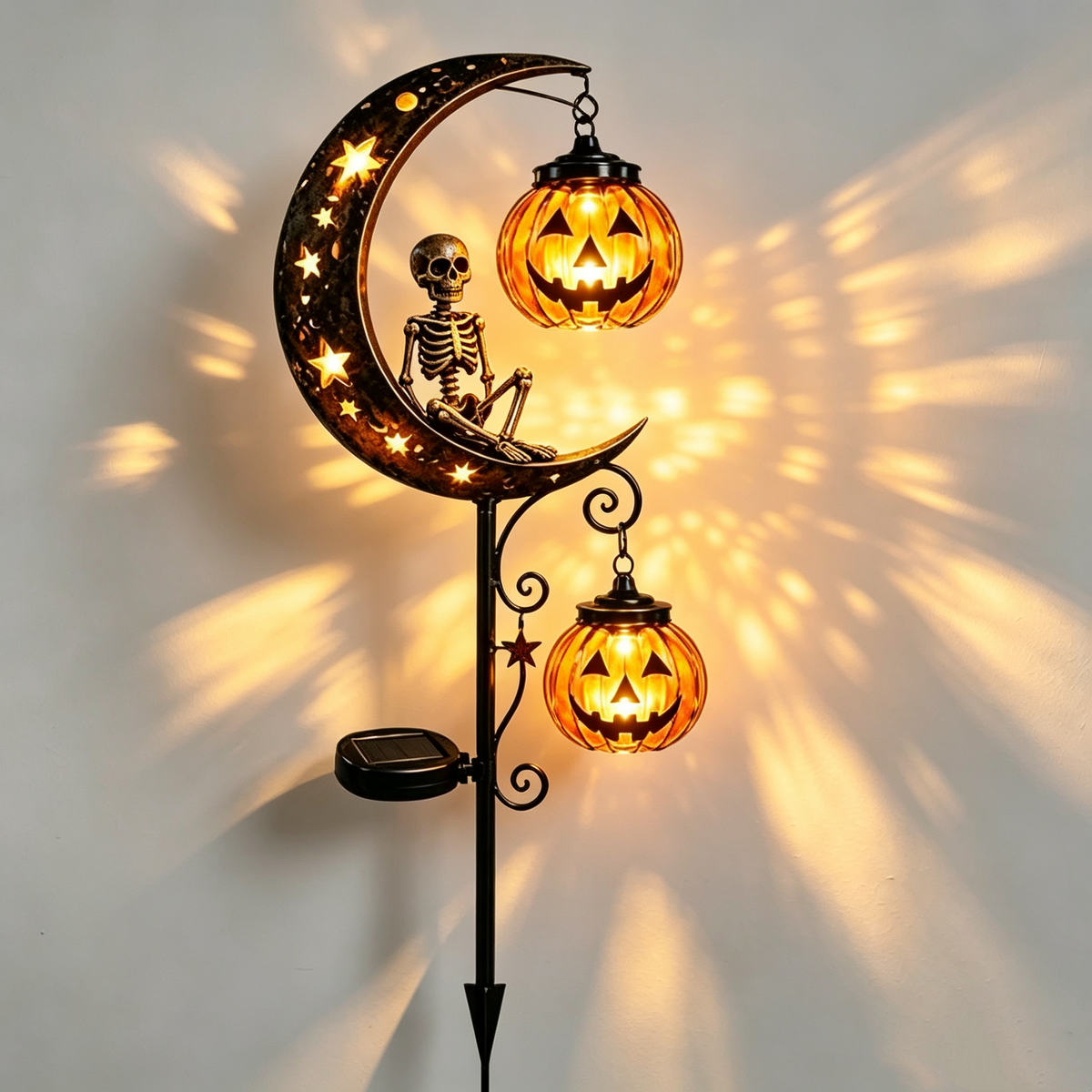 🎃 Halloween Early Bird Sale 🔥 | 49% OFF Pumpkin Moon Garden Stake Light