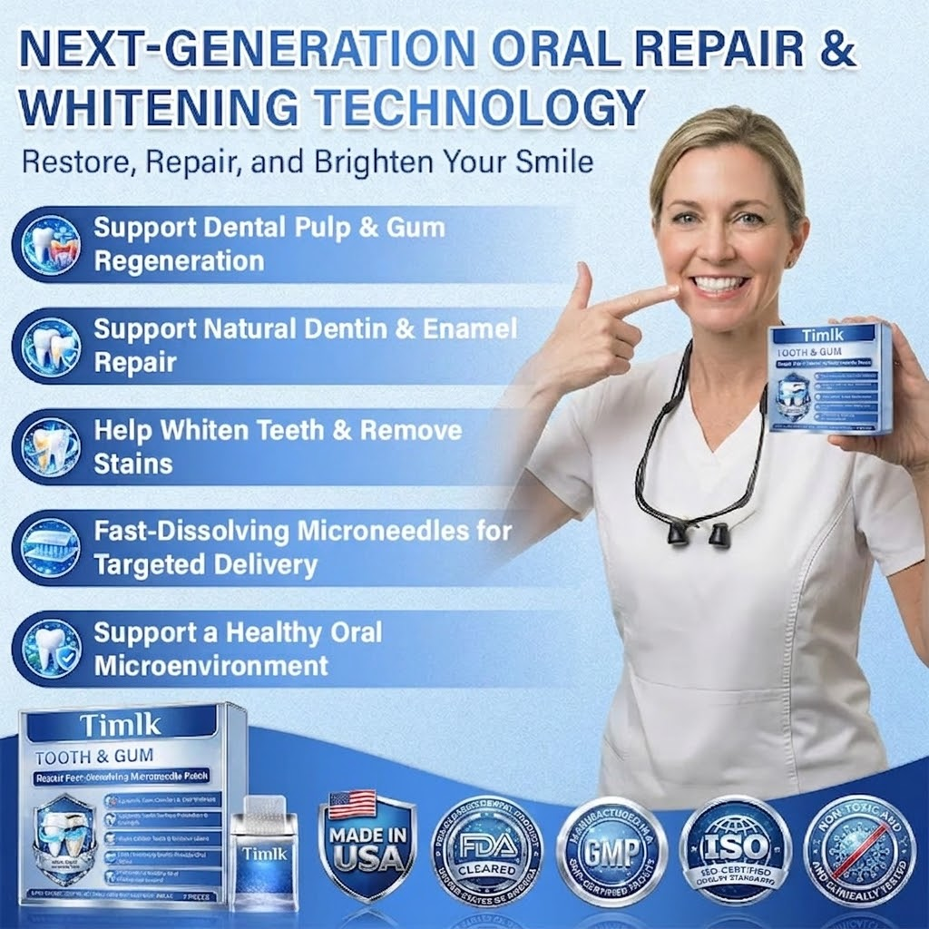 Your Smile🦷Tooth & Gum Repair Fast-Dissolving Microneedle Patch✨ (𝟓-𝐢𝐧-𝟏 💎 𝐑𝐞𝐛𝐮𝐢𝐥𝐝 𝐄𝐧𝐚𝐦𝐞𝐥 & 𝐃𝐞𝐧𝐭𝐢𝐧 • 𝐒𝐭𝐫𝐞𝐧𝐠𝐭𝐡𝐞𝐧 𝐆𝐮𝐦𝐬 • 𝐄𝐫𝐚𝐝𝐢𝐜𝐚𝐭𝐞 𝐓𝐚𝐫𝐭𝐚𝐫 & 𝐎𝐝𝐨𝐫 • 𝐖𝐡𝐢𝐭𝐞𝐧𝐢𝐧𝐠 • 𝐒𝐭𝐨𝐩 𝐓𝐨𝐨𝐭𝐡 𝐒𝐞𝐧𝐬𝐢𝐭𝐢𝐯𝐢𝐭𝐲)