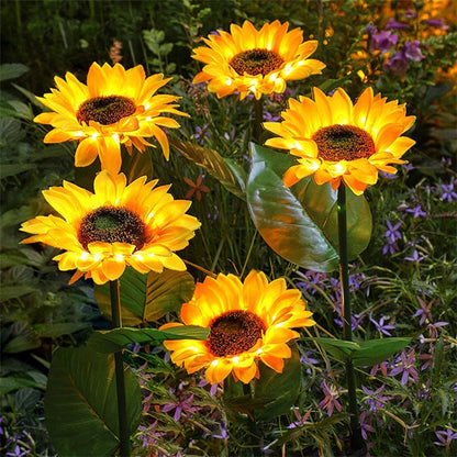 Limited-Time Offer: LuminaBloom™ Solar Sunflower Garden Lights – Only $9.99